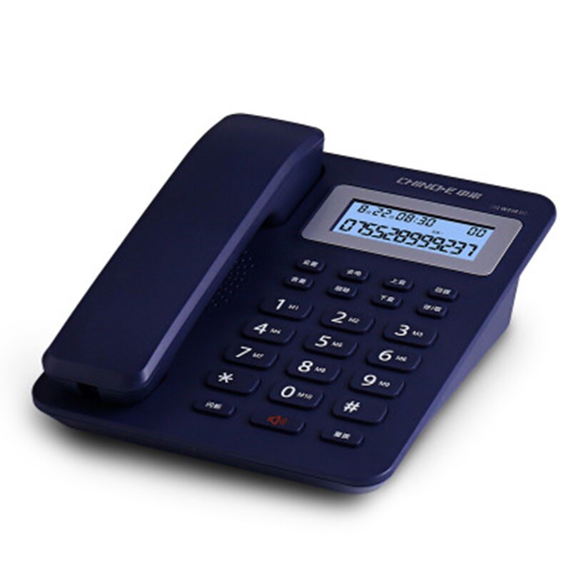 Telefoon vaste lijn  w218 telefoon beller-id handsfree bellen geen batterij voor kantoor en thuis vaste telefoon