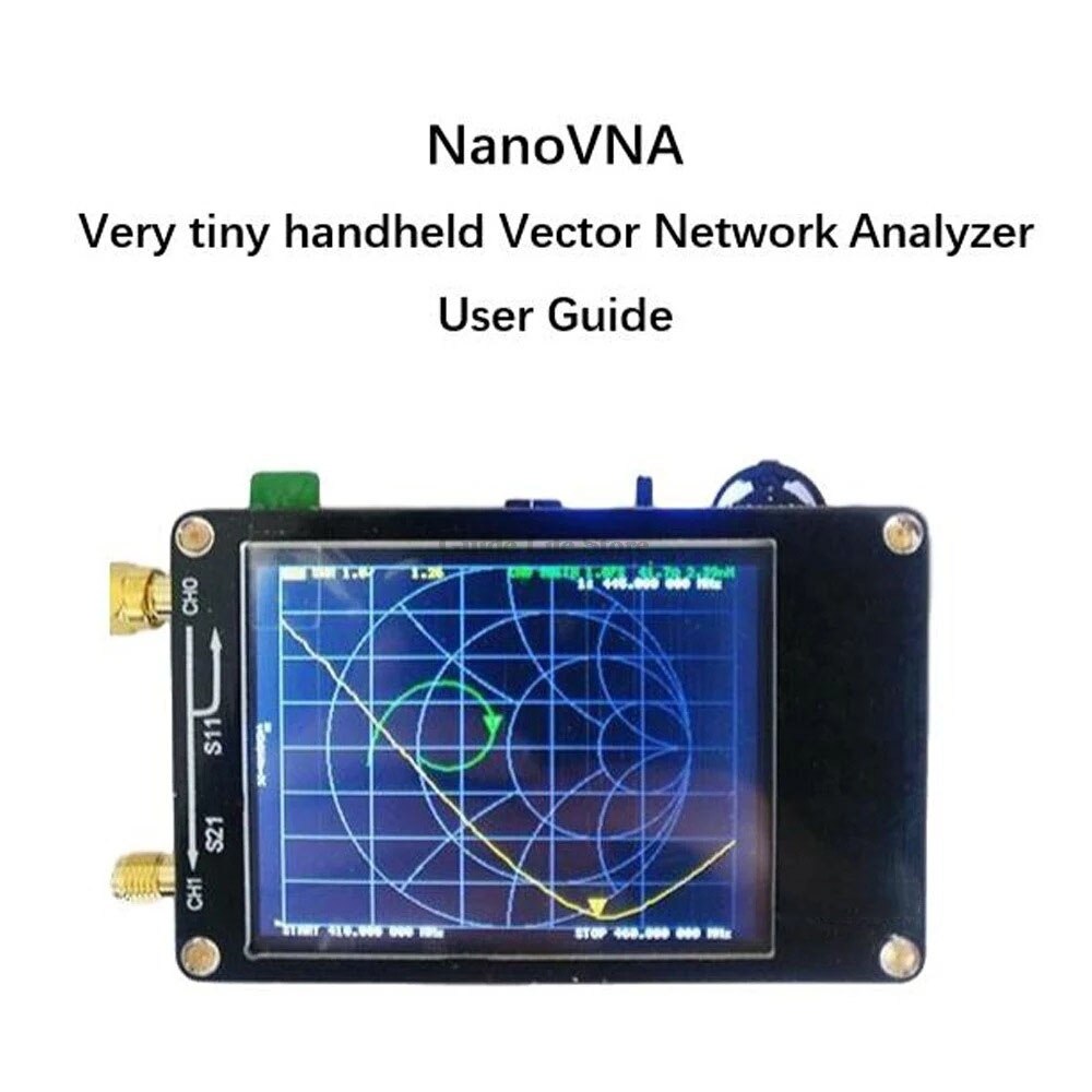 NanoVNA 50KHz-900MHz Vector Network Analyzer Digital Touching Screen Shortwave MF HF VHF UHF Antenna Analyzer Standing Wave