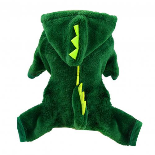 Polaire dinosaure Transformation sweat à capuche chat pour animaux de compagnie à quatre pattes chien vêtements petit chien vêtements pour animaux de compagnie pour grands chiens: green / M