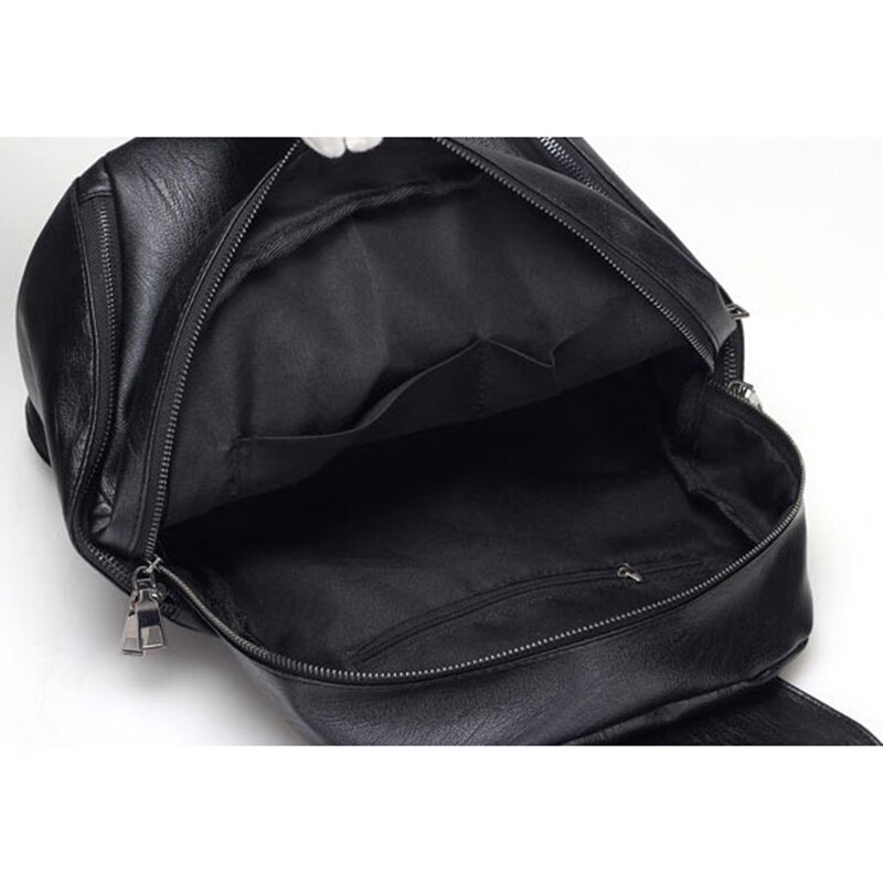 décontracté femmes sac à dos femme en cuir PU sacs à dos noir sac à dos sacs pour étudiants filles jeune dame voyage sac à dos