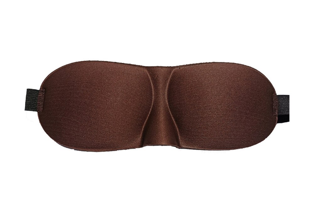 Oogmasker Slapen 3D Voor Slaap Oog Cover Shade Soft Travel Rest Eye Patch Band Blinddoeken Upgrade Voor Vrouwen Man: Coffee