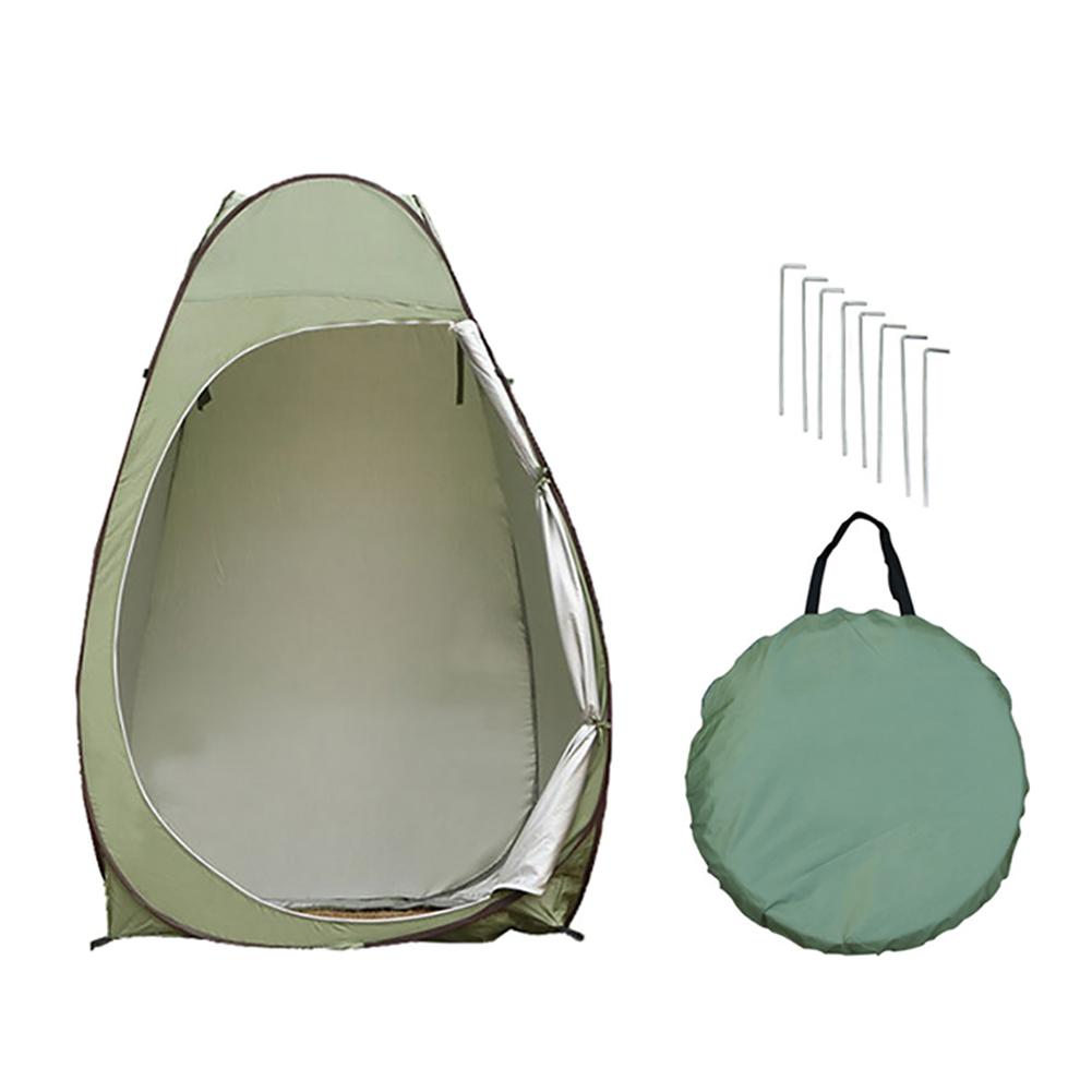 Outdoor Pop-up Tent Camping Shower Bathroom Toilet Privacy Cloakroom Storage Single Mobile Folding Fishing Camping Tent: Default Title