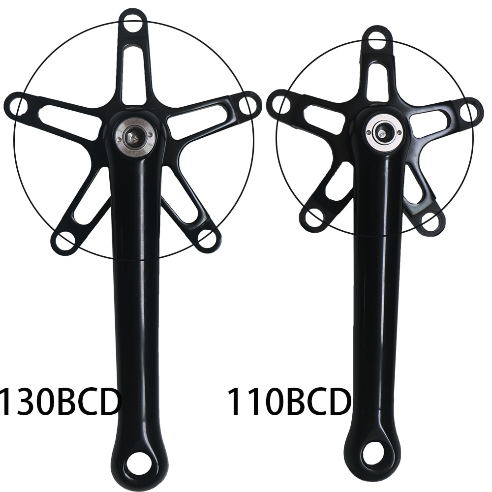 110mm 110BCD 130BCD 130mm 170mm bicicleta plegable manivela conjunto por carretera bicicleta brompton 47T 53T 56T 58T 60T engranaje
