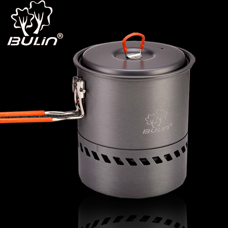 Bulin S2400 Enkele Pot Hard Alumina Materiaal Hoog Rendement Warmte Collection Pot Set 1-2 Mensen Draagbare Licht Individuele pot