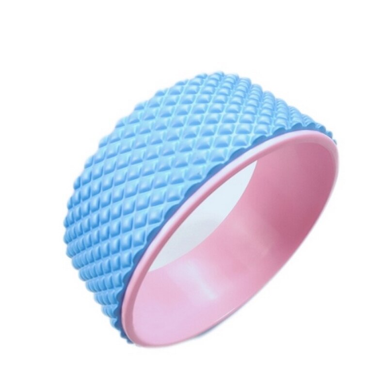 Yoga Wheel for Back Training - TPE Material - Pilates Circle for Bodybuilding & Fitness: Blue