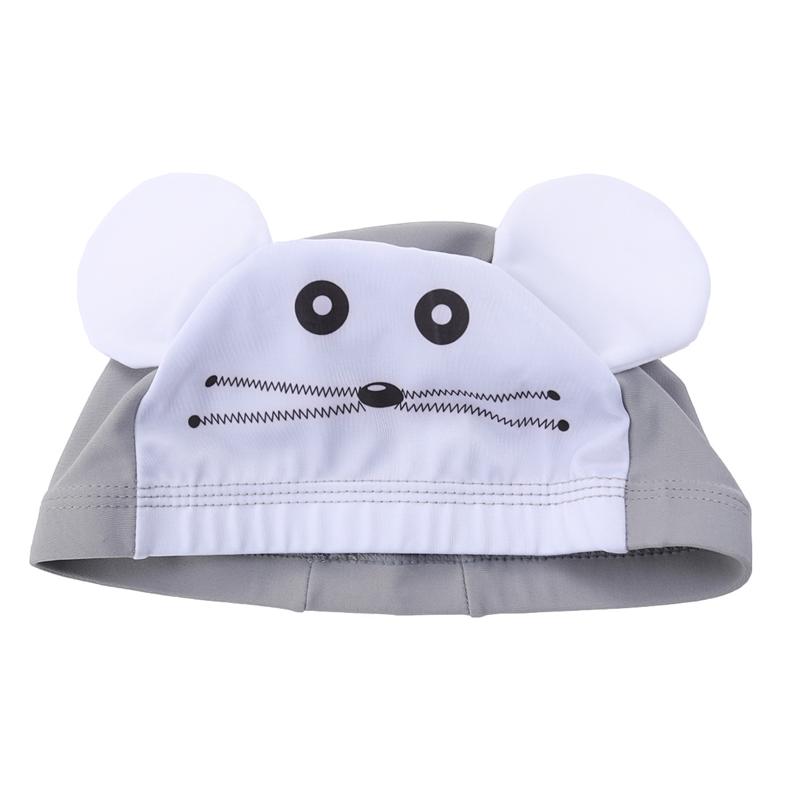 Cute Cartoon Comfortable Swimming Hat Funny Cap Mouse Swimming Cap for Kid Boy Girl Child