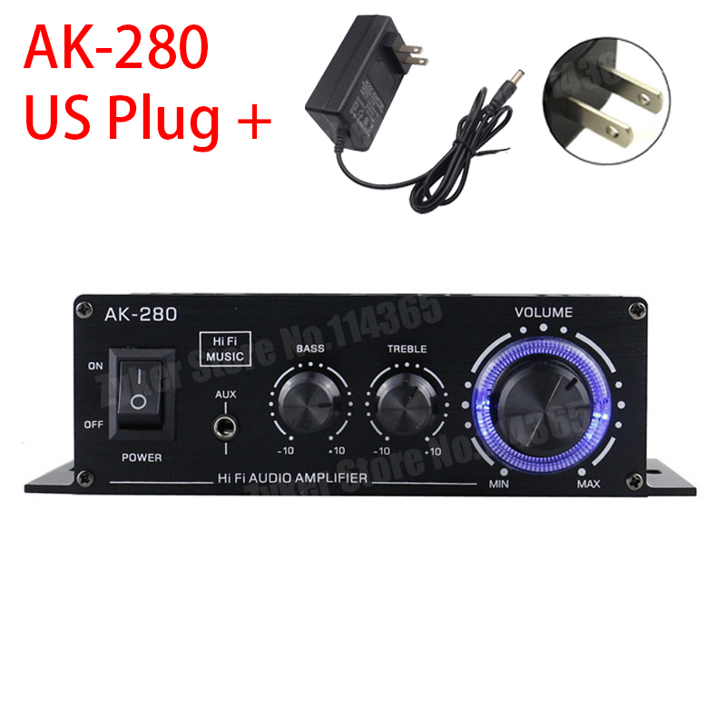 AK380/G8/AK370/AS22/280/AK270/AK170 800W 12V Home Car Hifi Amplificatori di potenza Stereo BASS Audio Altoparlante Classe D Car Home Sound Amp