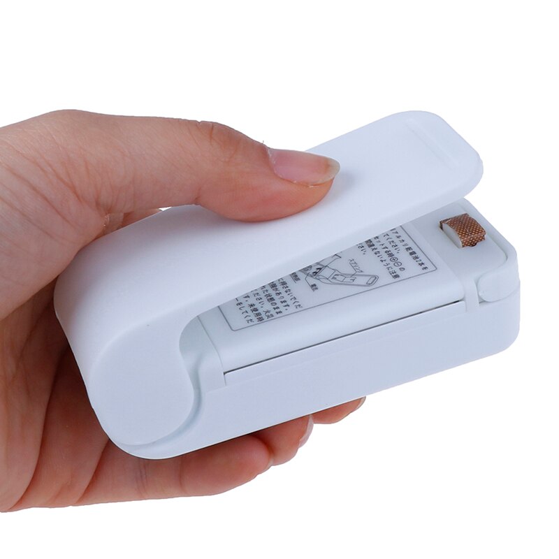 Mini Draagbare Sealer Machine Handheld Voedsel Snacks Verpakking Vacuüm Plastic Zak Warmte Vacuüm Sealer Sluiten Capper