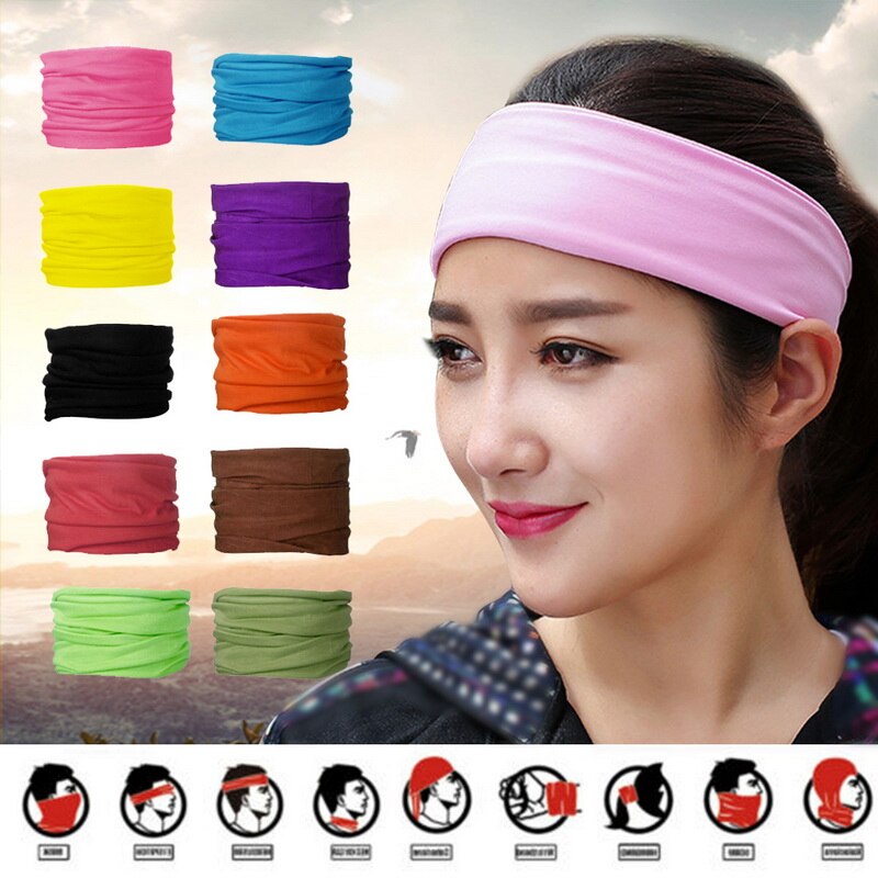 Unisexe homme femme tête visage cou cache-cou tube bonnet écharpe bandana sport extérieur anti-poussière
