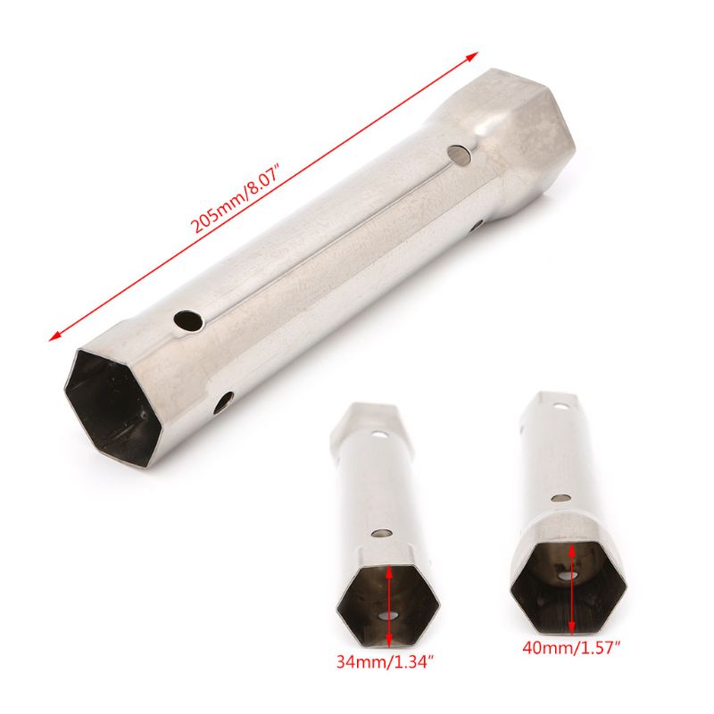 Faucet Wrench Pipe Spanner Allen Key Tube Ring Plumbing Tool Socket Torque Ratch