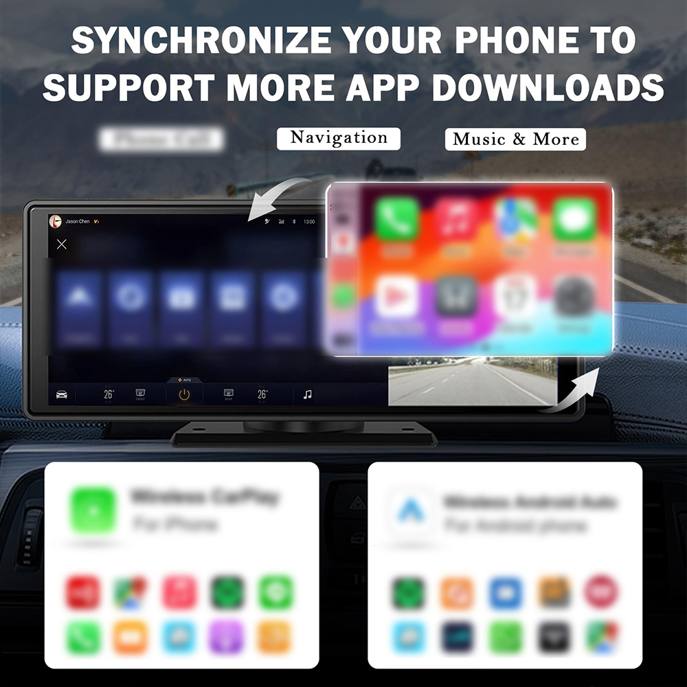 Bedraad naar draadloze Carplay-adapter 2IN1 Mini Box Carplay Android Auto Bluetooth WiFi Fast Connect Plug And Play draadloze Carplay