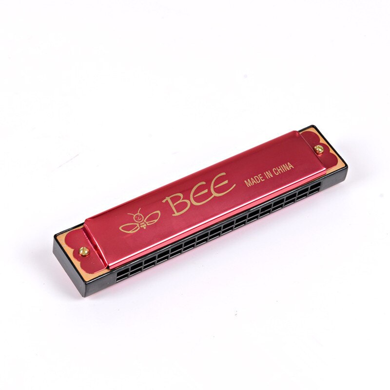 16 hull tremolo munnspill barn musikalske leker mini munnorgel som det beste for barn: Rød farge