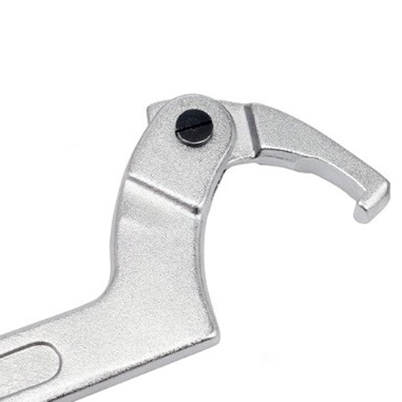 Adjustable C Spanner Chrome Vanadium 32-76mm with Scale Stainless Steel Key Hand Tools for Nuts Bolts Square Head