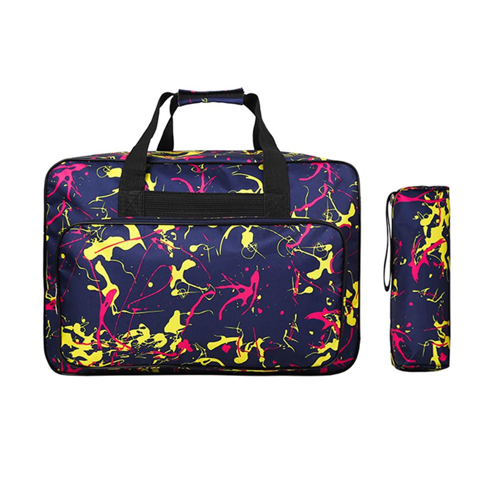 Large Capacity Sewing Machine Bag Travel Portable Storage Bag Sewing Machine Bags Multifunctional Sewing Tools Storage Bag: 2pcs Blue