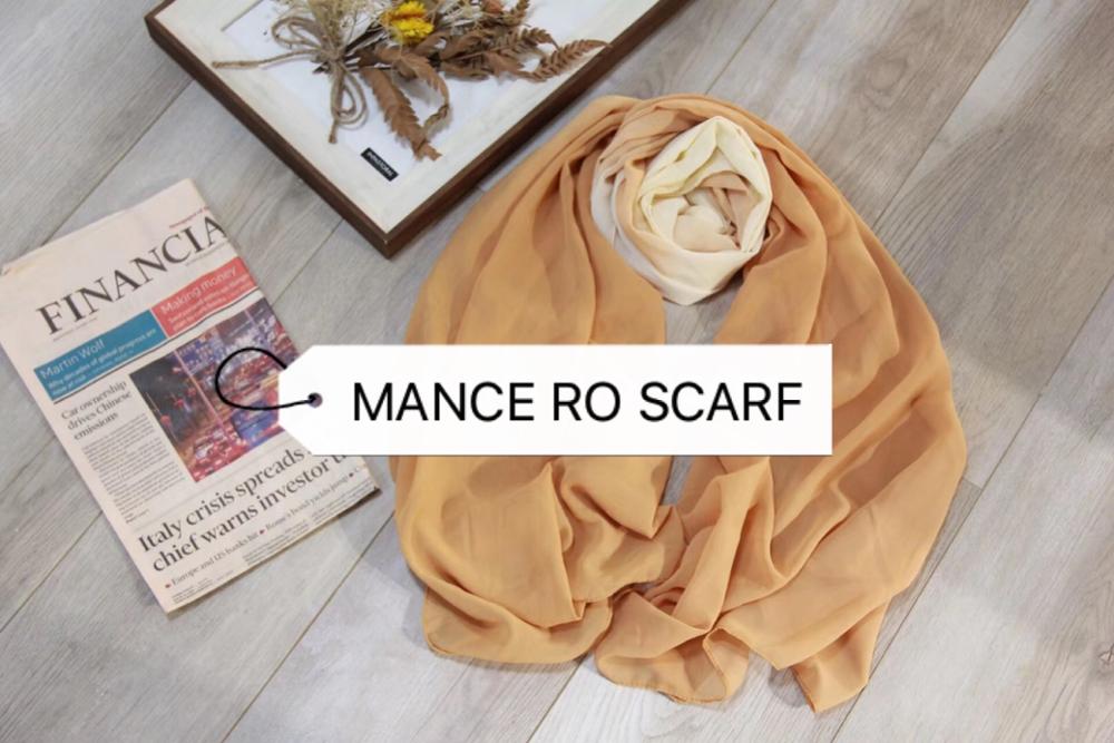 Hijab en mousseline de soie imprimé, foulard en mousseline de soie délavé et perlé, long foulard malaisien, foulard musulman, couleurs unies, pour femmes: Beige champagne