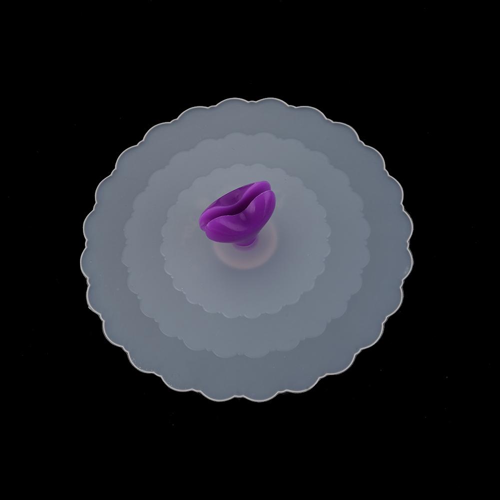 1pc søte frukter pryder vann drikkebeger lokk silikon anti-støv bolle deksel kopp forseglinger glass krus lokk tekopp deksler diameter 10cm