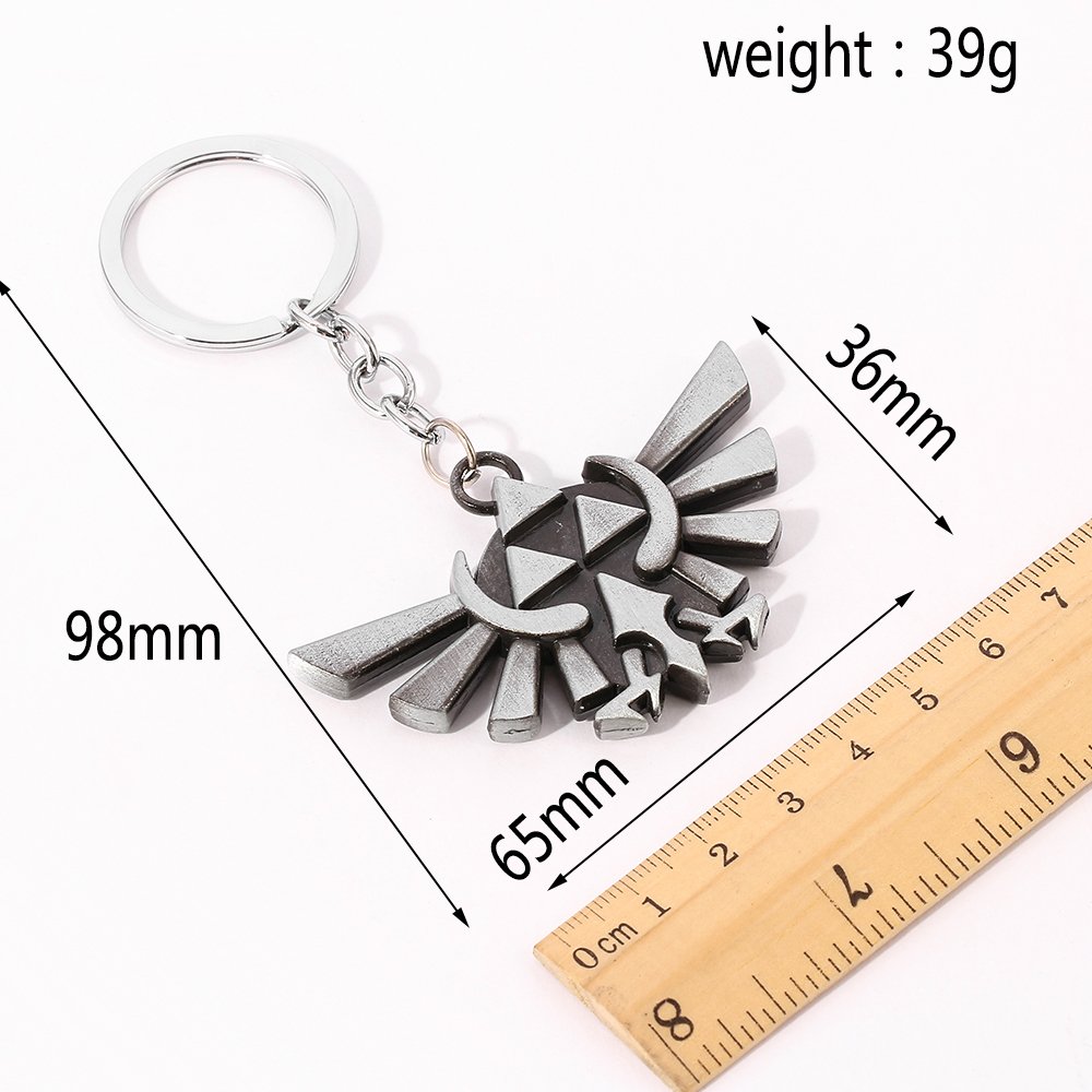 La légende du collier bouclier hylian oeil de Sheikah masque de Majora épée triforce symbole pendentif Zelda larmes du royaume: Rouge