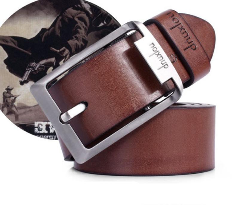 100% brand newAnd Mens Leather Single Prong Belt Business Casual Dress Metal Buckle Jul20