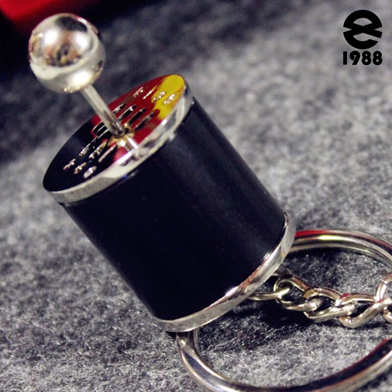 LLavero de caja de cambios para coche para hombres y mujeres, imitación de 6 velocidades, llavero de engranaje para Estilismo de coche, palanca de cambios, palo de caja de cambios, , recuerdo