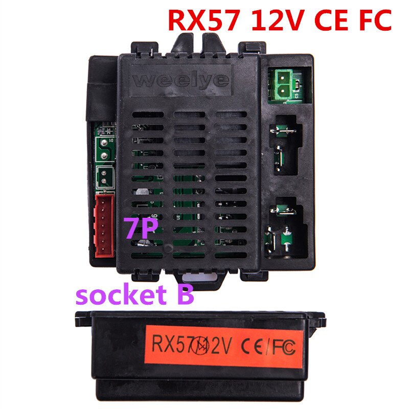 Weelye elektryczny samochód dziecięcy 2.4G odbiornik zdalnego sterowania Bluetooth, Wellye, zabawki do jeżdżenia RX23 RX37 RX18 RX7 RX41: RX57 12V  FCCE