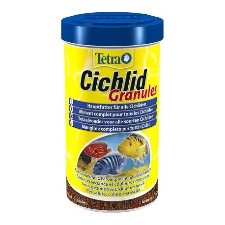 Tetra Fish Food All in One Listing Food for Gold Fish Guppy Small Tropical Fish Discus Rubin Multi Walfer: CichlidGranules500ml