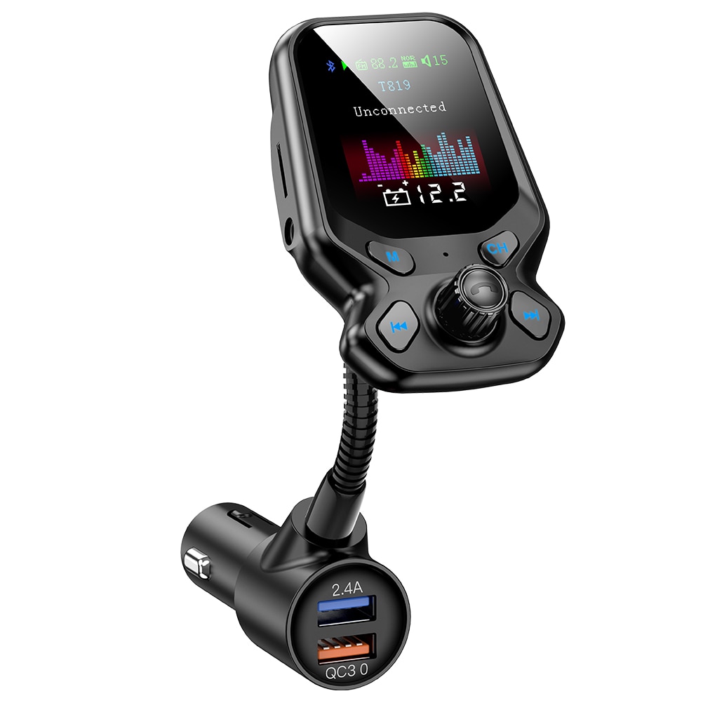 Handsfree Bluetooth MP3 Speler Fm Modulator Voor Auto Auto Fm-zender Bluetooth Autoradio Adapter Muziekspeler Snelle lader