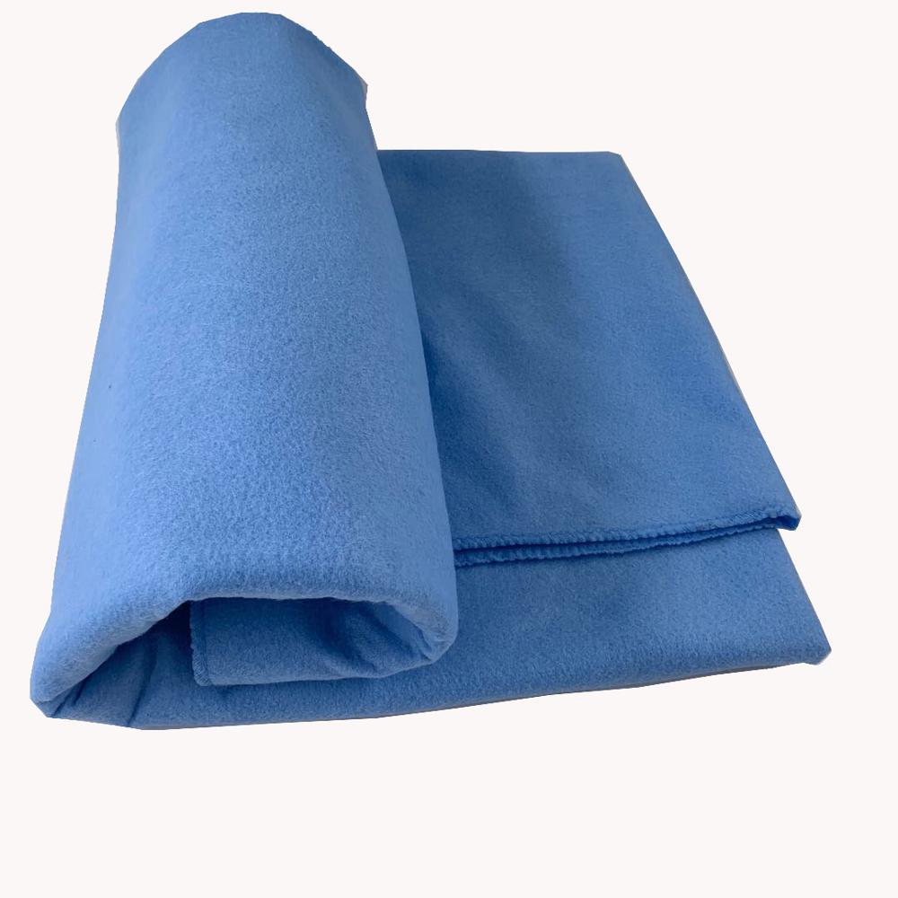 Goede polyester reis zachte warmhoud blauwe deken meubelstof