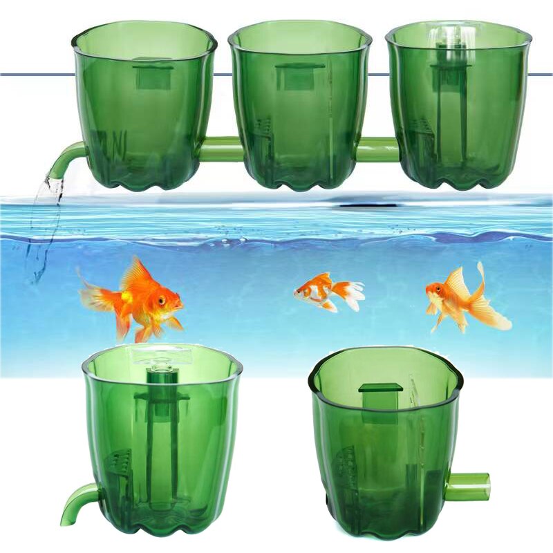 Aquarium Filtering Schoner Water Zuivering Filter Doos Muur Gemonteerde Kleine Waterval Aquarium Filter