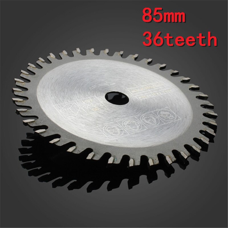 Combiubiu 1pc 85mm 36 Teeth TCT Circular Saw Blade Cutting Wheel Discs For Plastic Cutting Rotary Tools