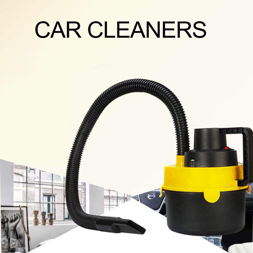 Portable 12V Car Vehicle Cleaner Drums with High Power Dual-purpose Dry Wet Inflatable Vehicle Super Suction Vehicle Cleaner