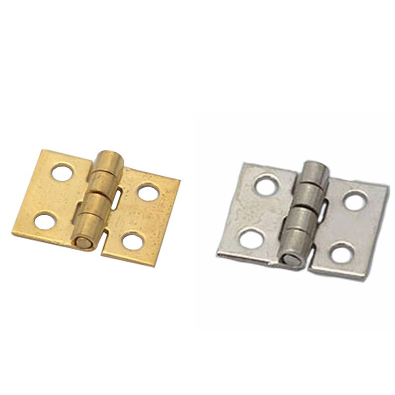 100 Pieces Mini Pure Copper Hinges Retro Hinges for Wooden Box Jewelry Chest Box Cabinet DIY Accessories