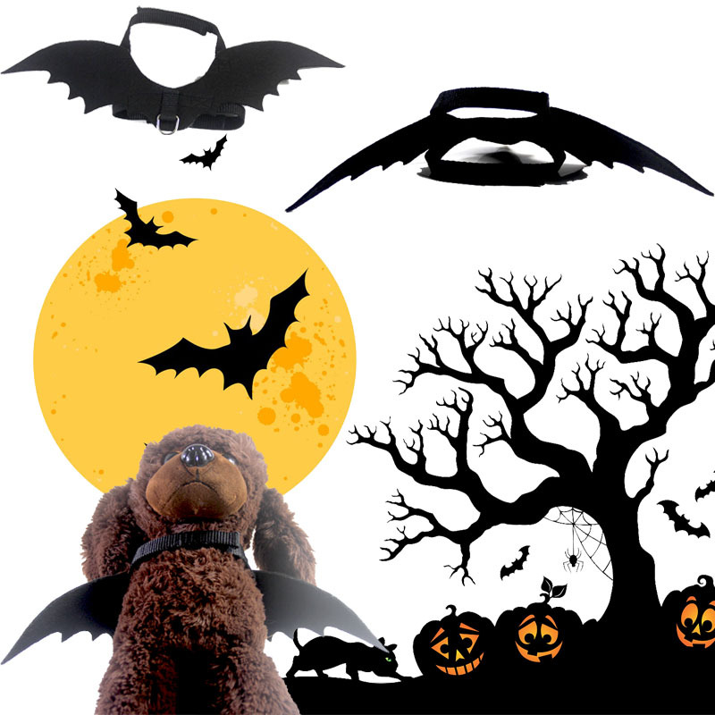 Cute Halloween Cat Costume Small Pet Cat Bat Wings Halloween Cat Wings Hallowen Cat Accessories Halloween Decorations