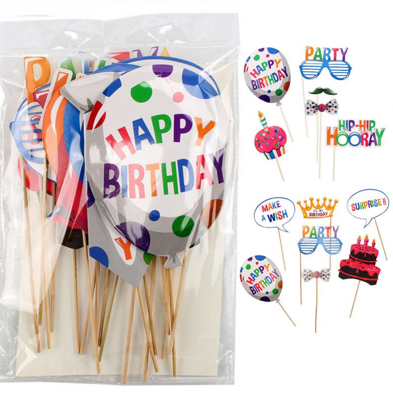 Fun Bruiloft Decoratie Photo Booth Props Diy Verjaardag Photobooth Props Foto Accessoires Wedding Event Feestartikelen