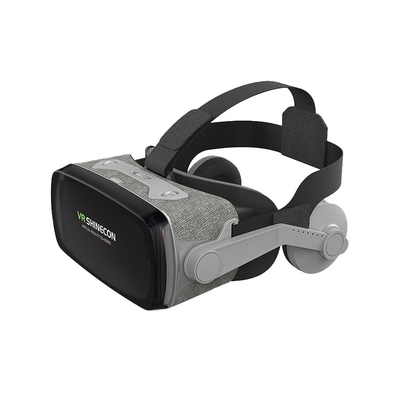 SHINECON Casque 9.0 VR Virtual Reality Bril 3D Bril Google Kartonnen VR Headset Doos Voor 4.0-6.3 Inch Smartphone