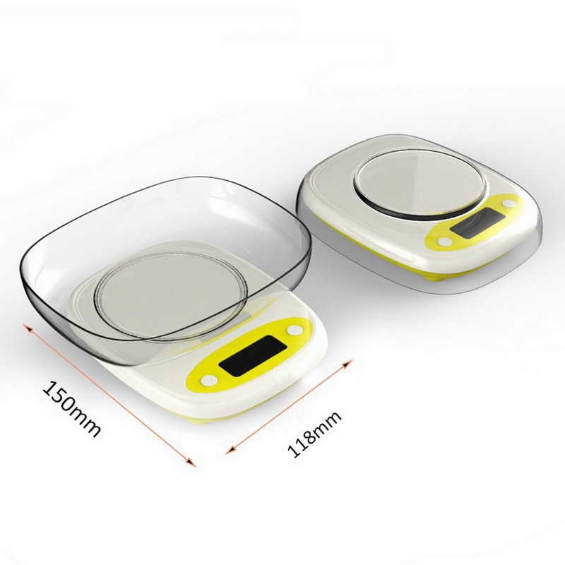 7kg/3kg 0.1/1g balances de cuisine 3 Style haute précision LCD affichage numérique Mini échelle gramme balance pour cuisine alimentaire bijoux