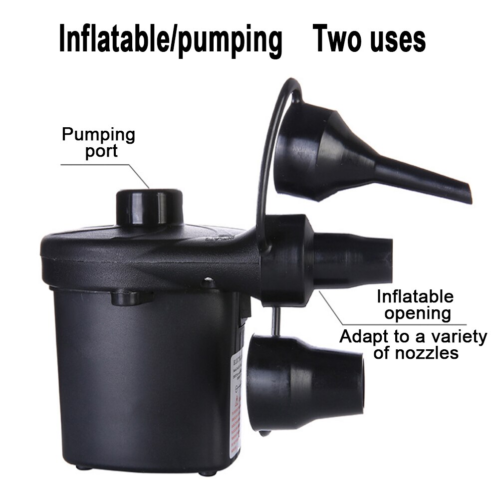 Portable Air Pump 12V Electric Air Pump Multifunctional for Inflatables Mattress Raft Bed