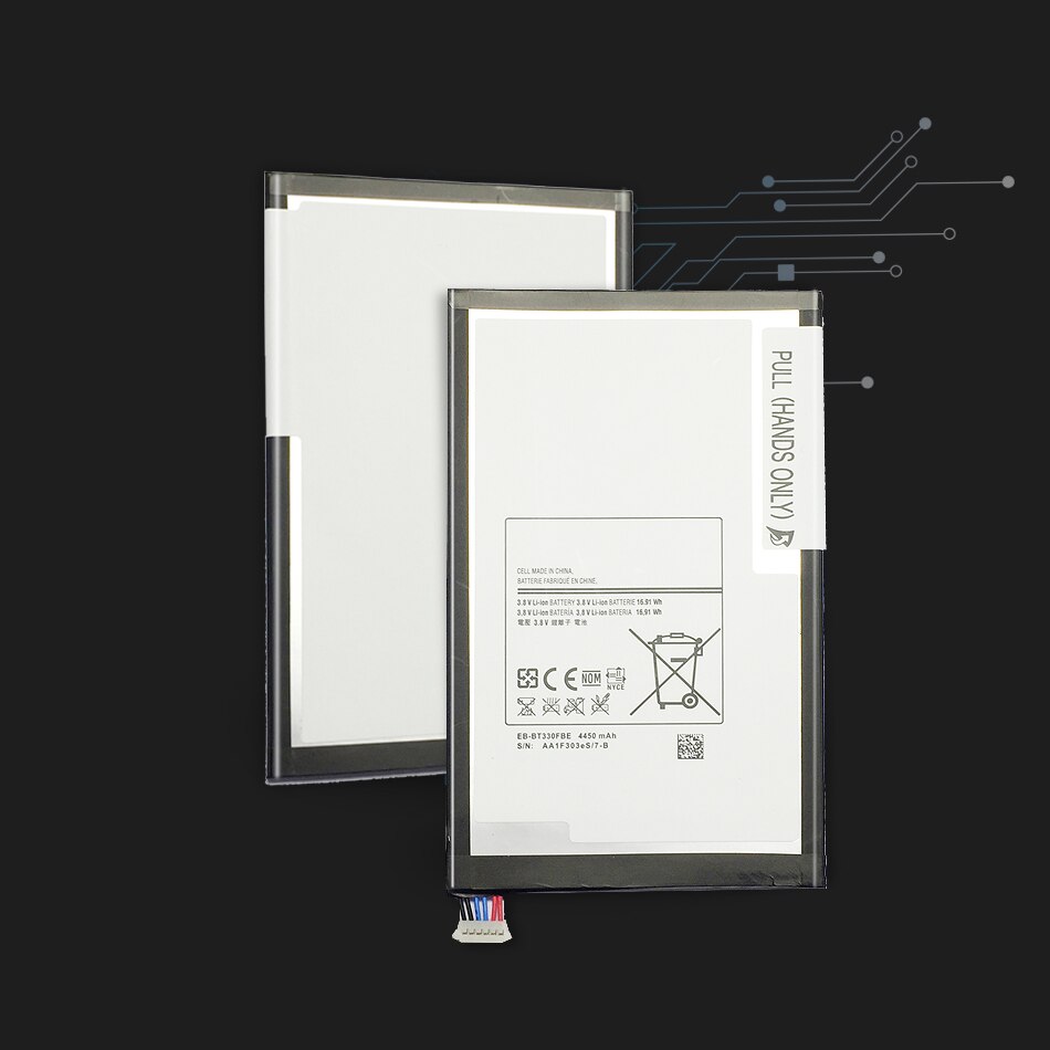 Tablet Batteria Per Samsung GALAXY Tab 4 T330 SM T331 T331C T335 4450mAh EB-BT330FBE