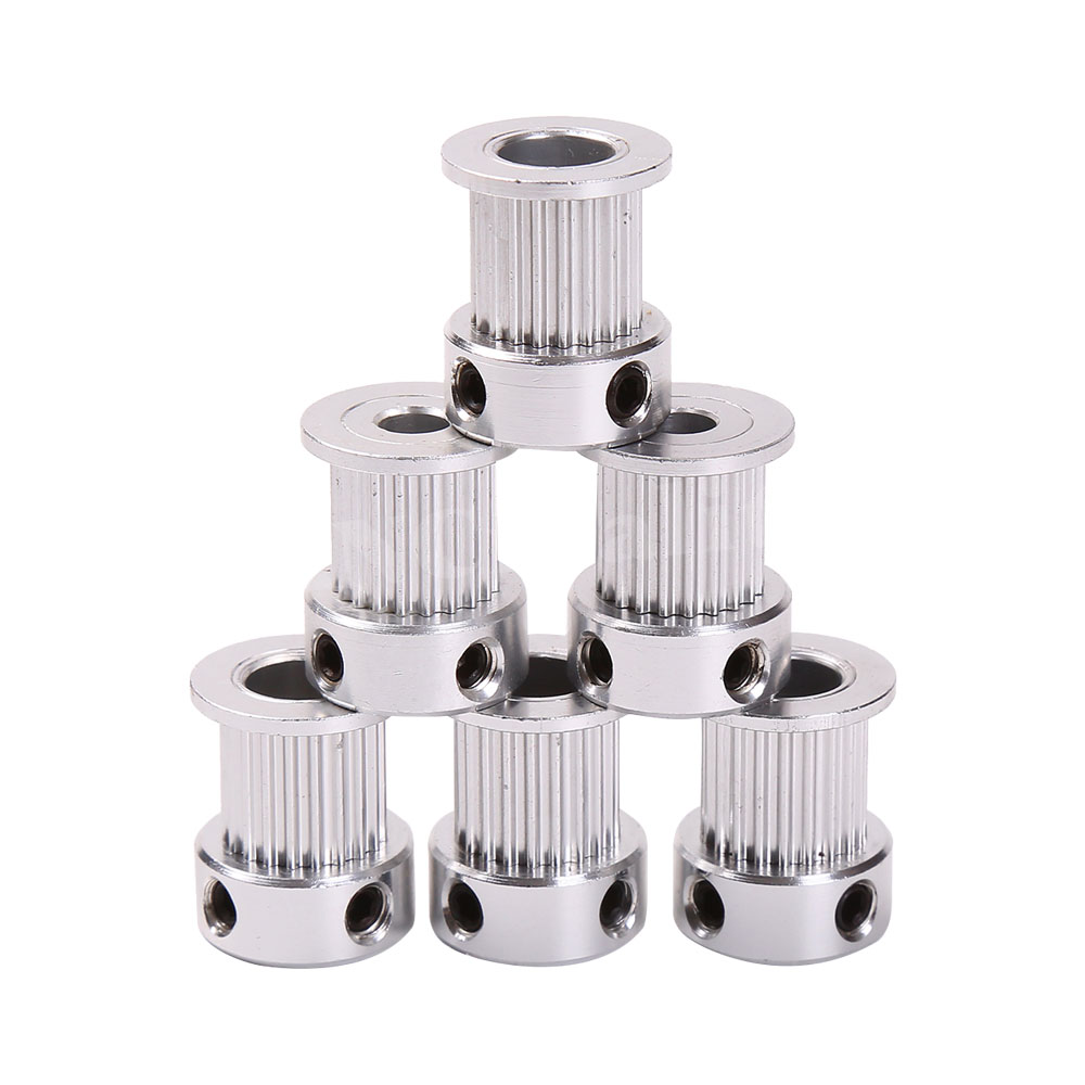 16T/20T GT2 3D Printer Part Timing Pulley 16 Teeth 2GT 20 Teeth Aluminum Bore 5/8mm Synchronous Wheel Gear Part For Width 6/10mm