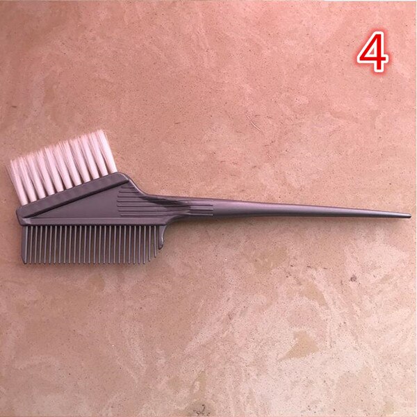 1 Pc Hair Dye Comb Home DIY Essential Tool Hairdressing Baking Oil Comb with Brush Dyeing Coloring: 4