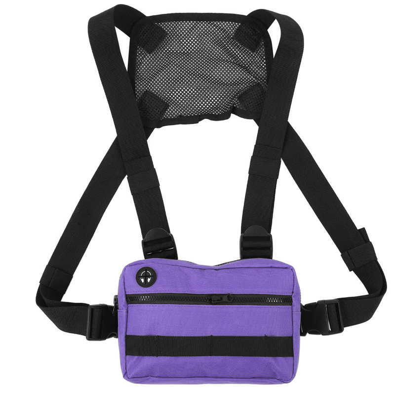Chest Pack Chest Bag Tear Resistance for Outdoor Activities: Purple