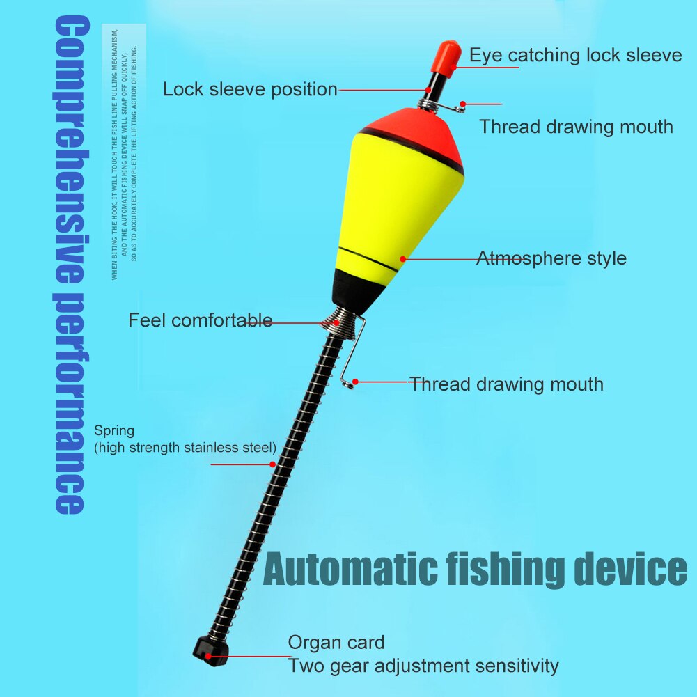 Automatische Visdobbers Draagbare Vissen Bobber Karper Drijvende Vissen Accessoire Outdoor Draagbare Vissen Carrying