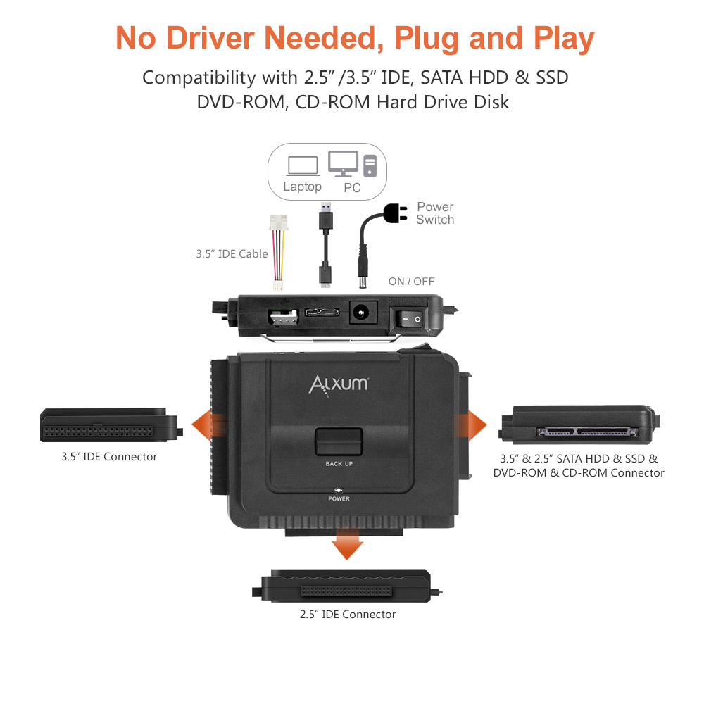 Adattatore SATA/IDE Con Clone Offline, Convertitore Di Unità Disco