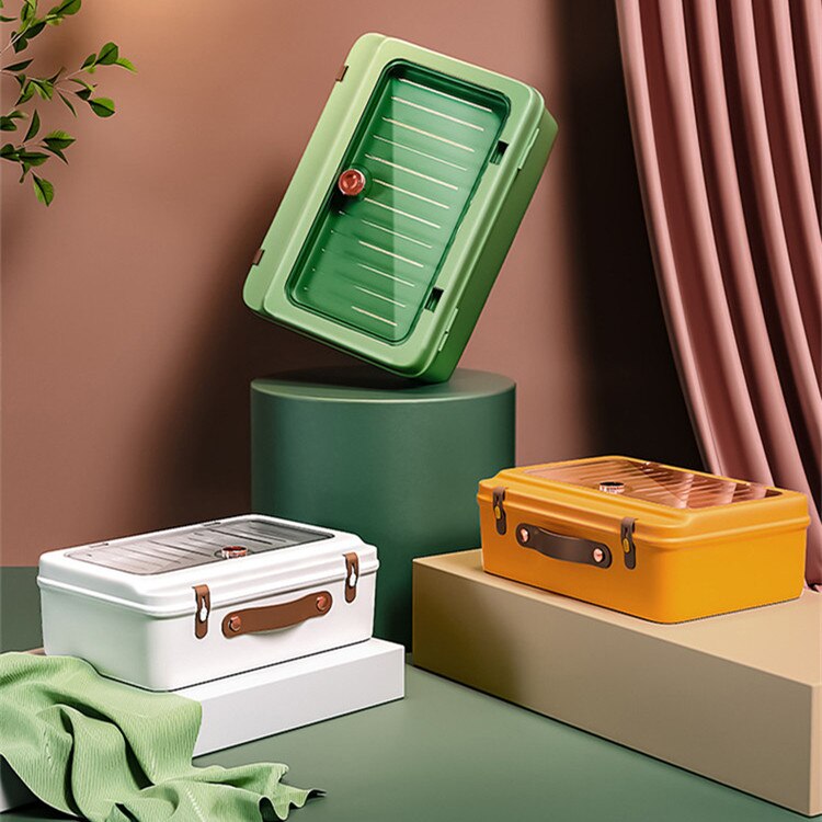 Office File Documents Box Container Bills Folder Multilayer Storage Bag Larger Capacity Briefcase Business Material Organize
