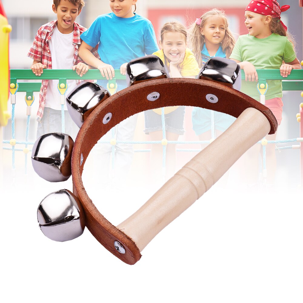 Hand Bell for Party with 5pcs/7pcs/9pcs Jingle Bells Wood Hand leHandBell Musical Instrument Toy for Music Class Melodious Sound