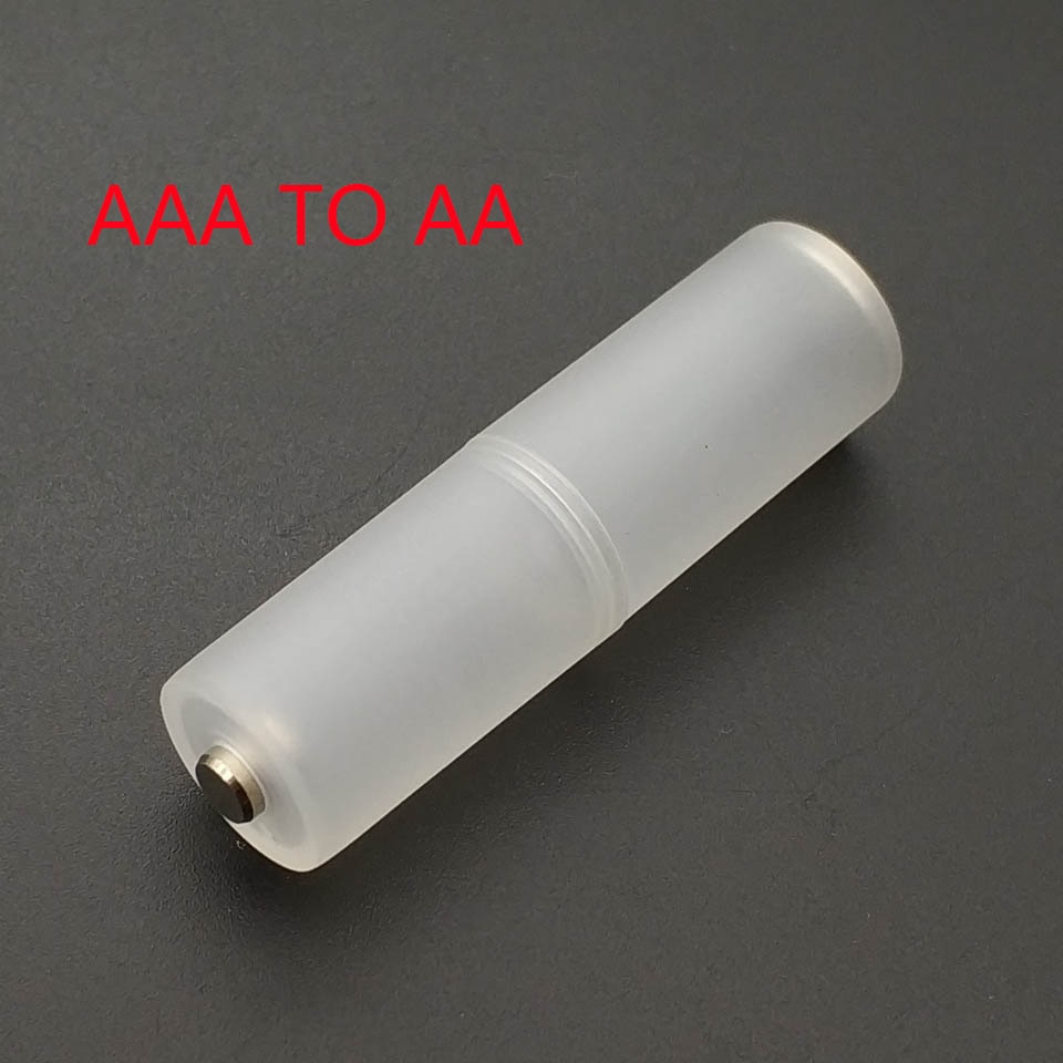 Aaa Naar Aa Size Cell Batterij Converter Adapter Adapter Batterijen Houder Plastic Case Switcher