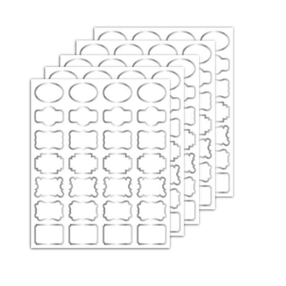 Transparent Label Sticker Kitchen Transparent Label Stickers Markable Tags for Label... – Grandado