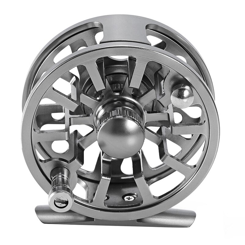 LEO Fly Fishing Reels AL 75 Aluminum Alloy 2 + 1 Ball Bearing 1:1 Gear Ratio Outdoor Rafting Fishing Tackle Reel Pesca