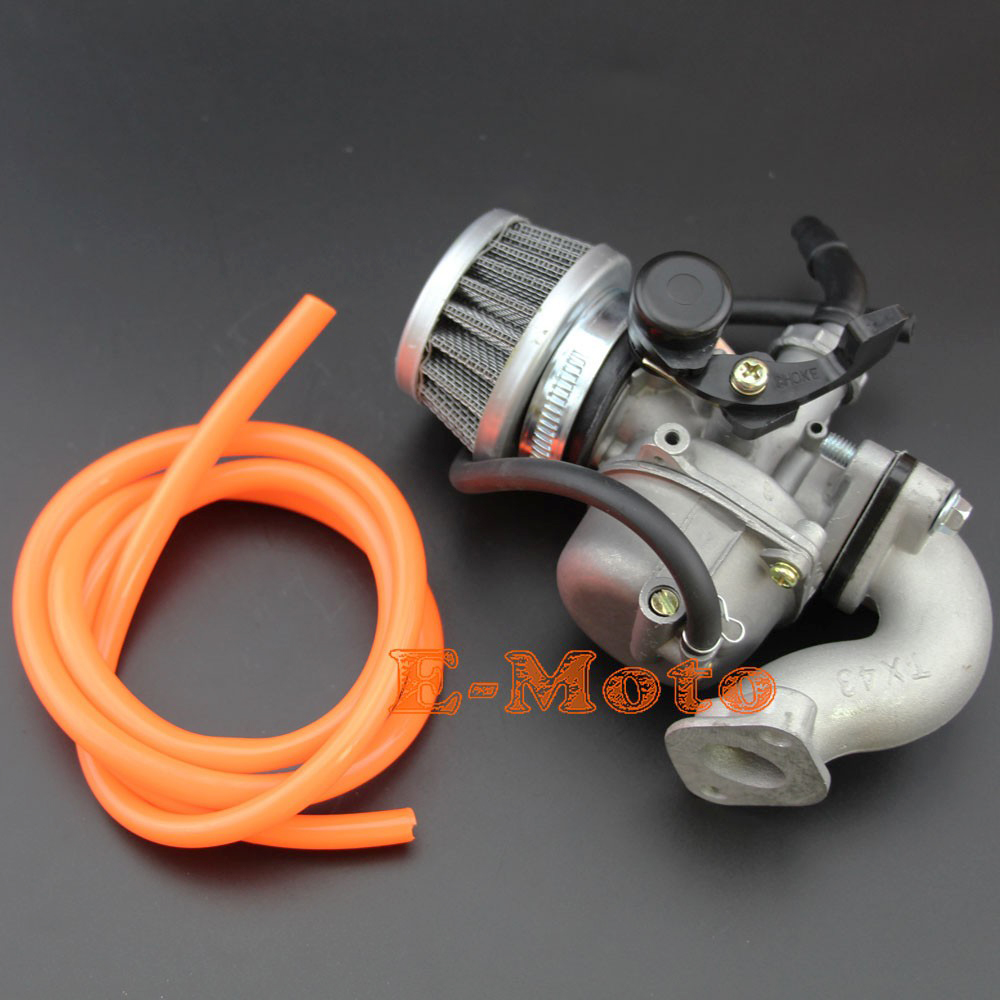 19Mm Carburateur PZ19 Carb Voor Chinese 50cc 70cc 90cc 110cc 125 Cc Atv Quad Pit Dirt Bike Coolsster: Oranje