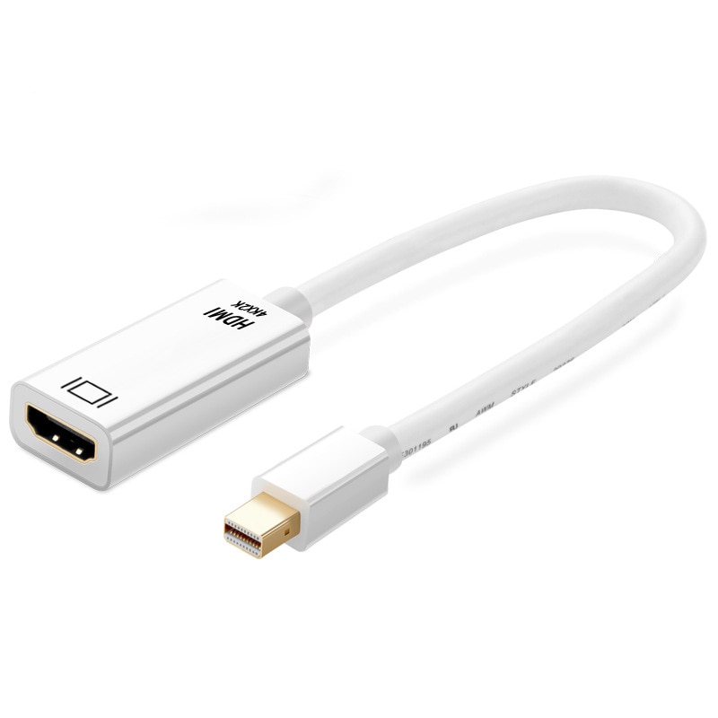 Hdmi-kompatibel Adapter Mini DP Kabel 2 hdmi-kompatibel Konverter Für MacBook Profi Luft 4K * 2K HDTV Mini DP Mini DisplayPort