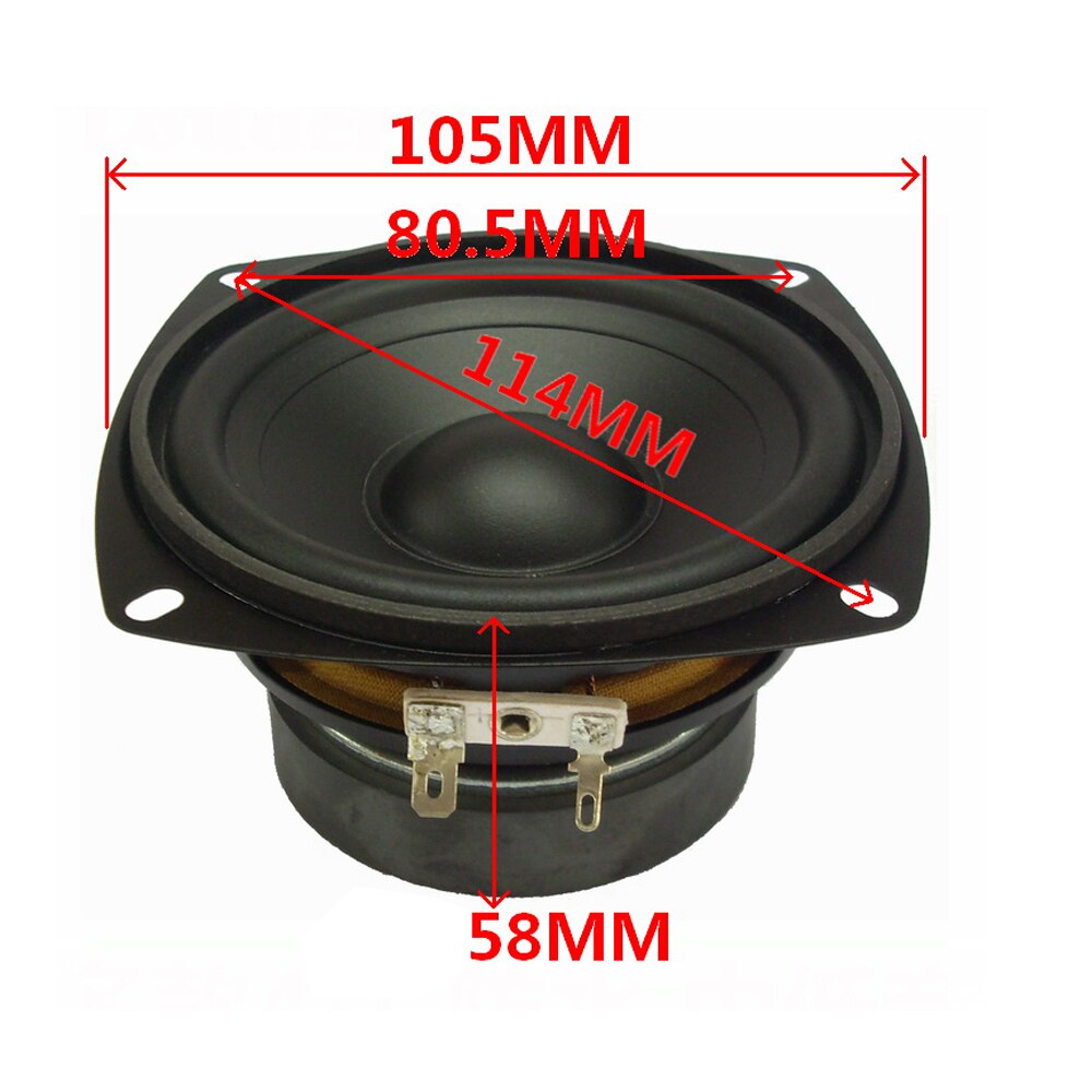 Tenghong 4 Inch 30W Waterproof Speaker Unit Midrange Bass Car Auto Loudspeaker Outdoor Bathroom Speaker Stereo DIY